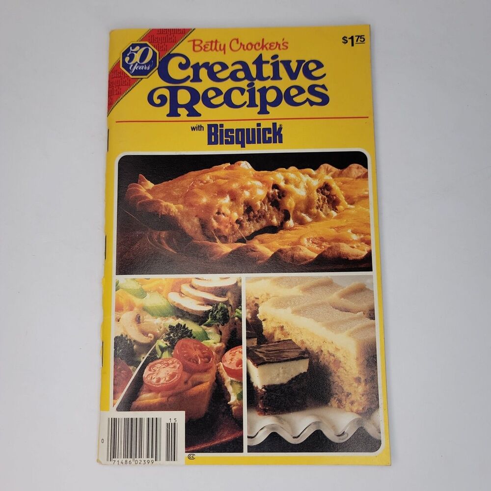 BETTY CROCKER'S CREATIVE RECIPES WITH BISQUICK ~ 1980 50TH ANNIVERSARY COOKBOOK